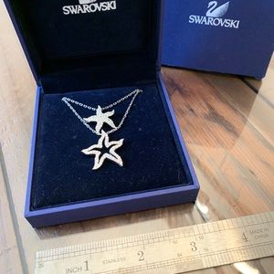 Brand new Swarovski Starfish necklace layered look